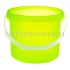 Ведро пластиковое 20 л для пищевых без крышки (ВЕ0220) зеленое (Дарел) 