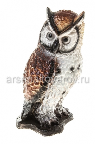 садовая фигура Филин малый 25*17 см гипс (193) (Россия)