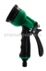 Разбрызгиватель-пистолет для полива  7 режимов (2650) зеленый (КНР) 