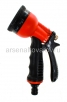 Разбрызгиватель-пистолет для полива  7 режимов (2650-2) оранжевый (КНР) 