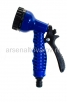 Разбрызгиватель-пистолет для полива  7 режимов (7Ф) FR-5 синий (КНР) 