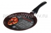Блинница алюминиевая литая с антипригарным покрытием 22 см Гранит Шоколад (б221аш) (Горница)