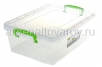 Контейнер для продуктов пластиковый 10 л (410*285*135 мм) Фреш Бокс Слим (243) прозрачный (Эльфпласт) 