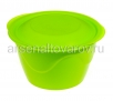 Миска пластиковая круглая  3 л с крышкой Чезаре (С443) салатовая (Мартика)