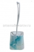 Ершик для унитаза с подставкой пластиковый Акварель (М7862) (Башкирия) 