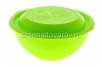 Миска пластиковая круглая  3 л с крышкой (С46К) салатовая (Мартика)