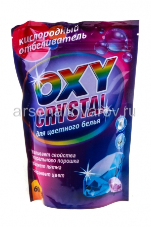 отбеливающее средство Кислород Окси Кристалл 600 гр для цветного (Россия) (СТ-18)