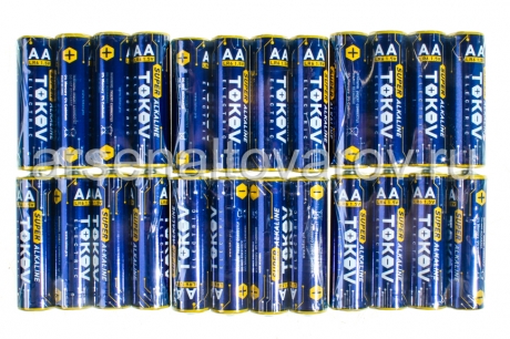 батарейки Токов Электрик АА (пальчиковые) LR06 1.5 V (упаковка из 24 шт) (1698885) 4857