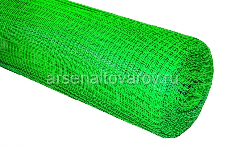 сетка садовая пластиковая (15 мм*15 мм) рулон 1 м*20 м эконом зеленая (Ростов)