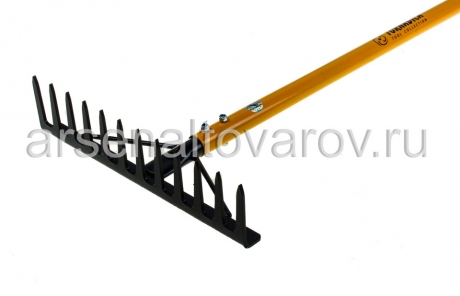 грабли прямые 12 зубьев с металлическим черенком Силовые Торнадика (TOR-32RK340F) (Россия)