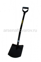 Лопата штыковая с металлическим черенком Торнадика Профи (TOR-32LPT-LPT-KRUG) (Россия)