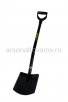 Лопата штыковая с металлическим черенком Торнадика Профи (TOR-32LPT-LPT-KRUG) (Россия) 