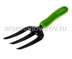Вилка садовая посадочная 24 см с пластиковой ручкой (0231-4) (ЦИ) 
