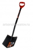 Лопата штыковая стальная со стальным черенком V-ручка Финланд (2268) (ЦИ) 