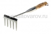 Грабли прямые  5 зубьев с деревянным черенком Финланд Бионик (1848) (ЦИ) 