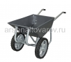 Тачка строительная двухколесная 120 л/360 кг цельносварной кузов пневмоколеса Кузбасс 2174-Т (Беларусь) 
