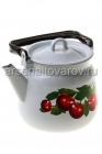 чайник эмалированный 3,5 л (С2716*3*55) Вишневый сад (Сибирские товары)