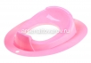 Накладка для унитаза детская пластиковая Бамбино (С817РОЗ) розовая (Россия) 