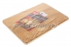 Доска разделочная деревянная 35*21*1,8 см прямоугольная малая (01-2)