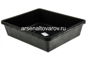 Ящик для рассады пластиковый 35*30*9,5 см №3 черный (Садовита)