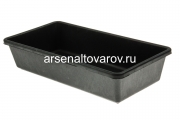 Ящик для рассады пластиковый 40*20*9 см №4 черный (Садовита)