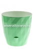 Кашпо для цветов пластиковое  3 л 17*16,5 см мята Руби (КШ-6462) (BMC) 
