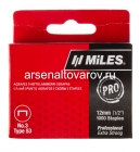 скобы для степлера 12 мм тип 53 (уп из 1000 шт) Майлз PRO (N3-12mm)