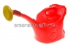 Лейка садовая пластиковая  8 л Урожайная с рассеивателем красная (Ижевск) 