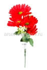цветы искусственные Гербера 35 см (7 головок) 5 цветов (FY057)