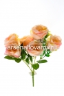цветы искусственные Роза 40 см ( 6 головок) 5 цветов (FY066)