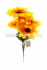 Цветы искусственные Подсолнух 40 см (7 головок) (FY065)