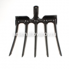 вилы копальные 5-ти рогие усиленные рельсовая сталь F-02 (Парк)