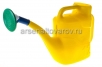 Лейка садовая пластиковая 12 л Дачная с рассеивателем желтая (Ижевск) 