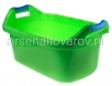 Таз пластиковый овальный 40 л с ручками зеленый (Ижевск) 