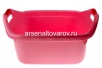 Таз пластиковый овальный 48 л с ручками розовый (Ижевск) 