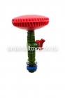 душ для полива с краном, с большой лейкой (11 см) пластиковый Летний (ДИ)
