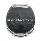 сиденье для унитаза мягкое Гранде (909) черное (Россия)