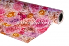 клеенка столовая тканевая основа Парадиз рулон (20 м*1,4 м) Роза (5617А)