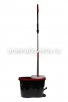 Набор для уборки пластиковый (ведро 14 л с пластиковой центрифугой + швабра) педальный отжим Торнадо (МорМ-24) 109134 (Рыжий кот) 