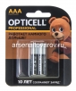Батарейки Оптисел Профессионал ААА (мизинчиковые) LR03 1.5 V (блистер из 2 шт) (5042) 