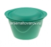Миска пластиковая круглая  3 л с крышкой Чезаре (С443) мятная (Мартика)