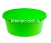 Таз пластиковый круглый  8 л (М 2512) ярко-зеленый (Идея) 