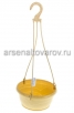 Кашпо подвесное пластиковое  2,75 л 22,5*17 см кремовое Венеция (5PL0346) (5Пласт) 
