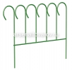 Заборчик садовый металлический Декоративный 50 см*3,8 м (из 5 секций) зеленый (Россия) (33-020) 