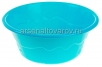 Таз пластиковый круглый  6 л голубой (Ижевск) 