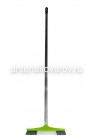щетка для пола пластиковая короткий ворс с черенком Фанго (С89К) салатовая (Мартика)