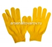 Перчатки рабочие нейлоновые (S820) желтые (КНР) 