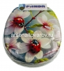 Сиденье для унитаза мягкое Гранде (1122) белое Божья коровка (Россия) 