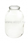 банка стеклянная для консервирования СКО-1-82 3 л (обычная крышка) (Россия)