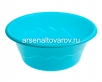 Таз пластиковый круглый  4 л особо прочный голубой (Ижевск) 
